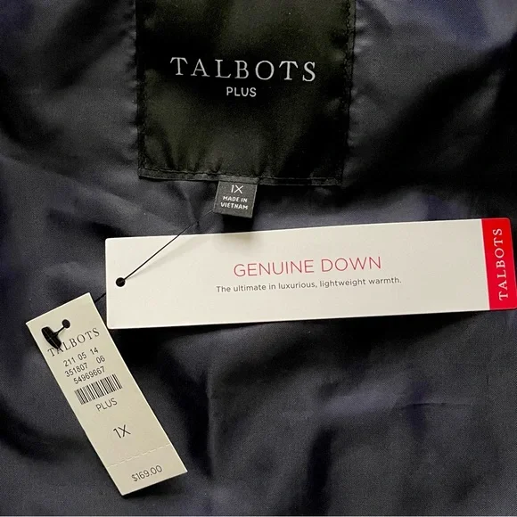 ✂️NWT Talbots Down Vest - Picture 5 of 8